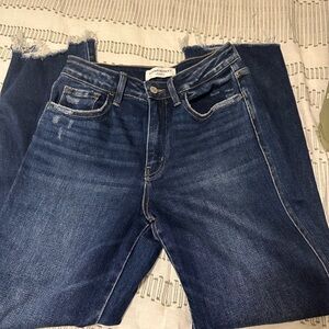 Flying monkey crop straight jeans